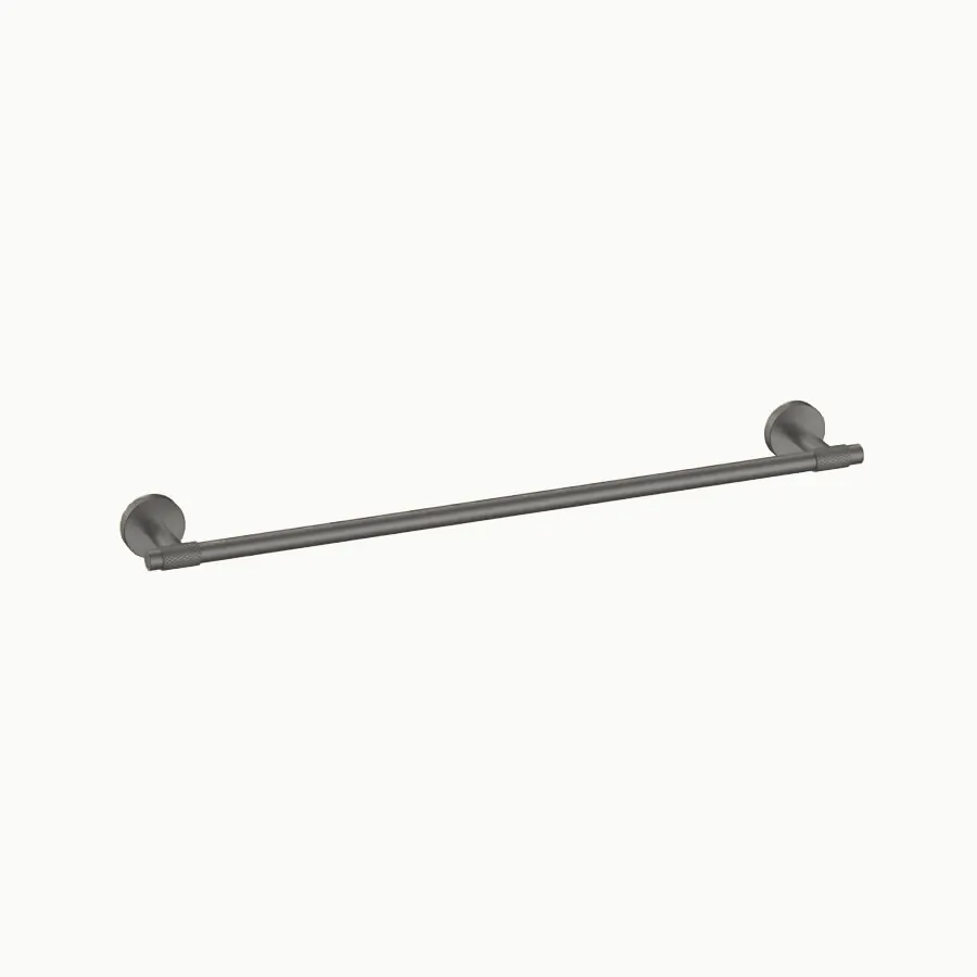 Towel bar, brushed gun metal